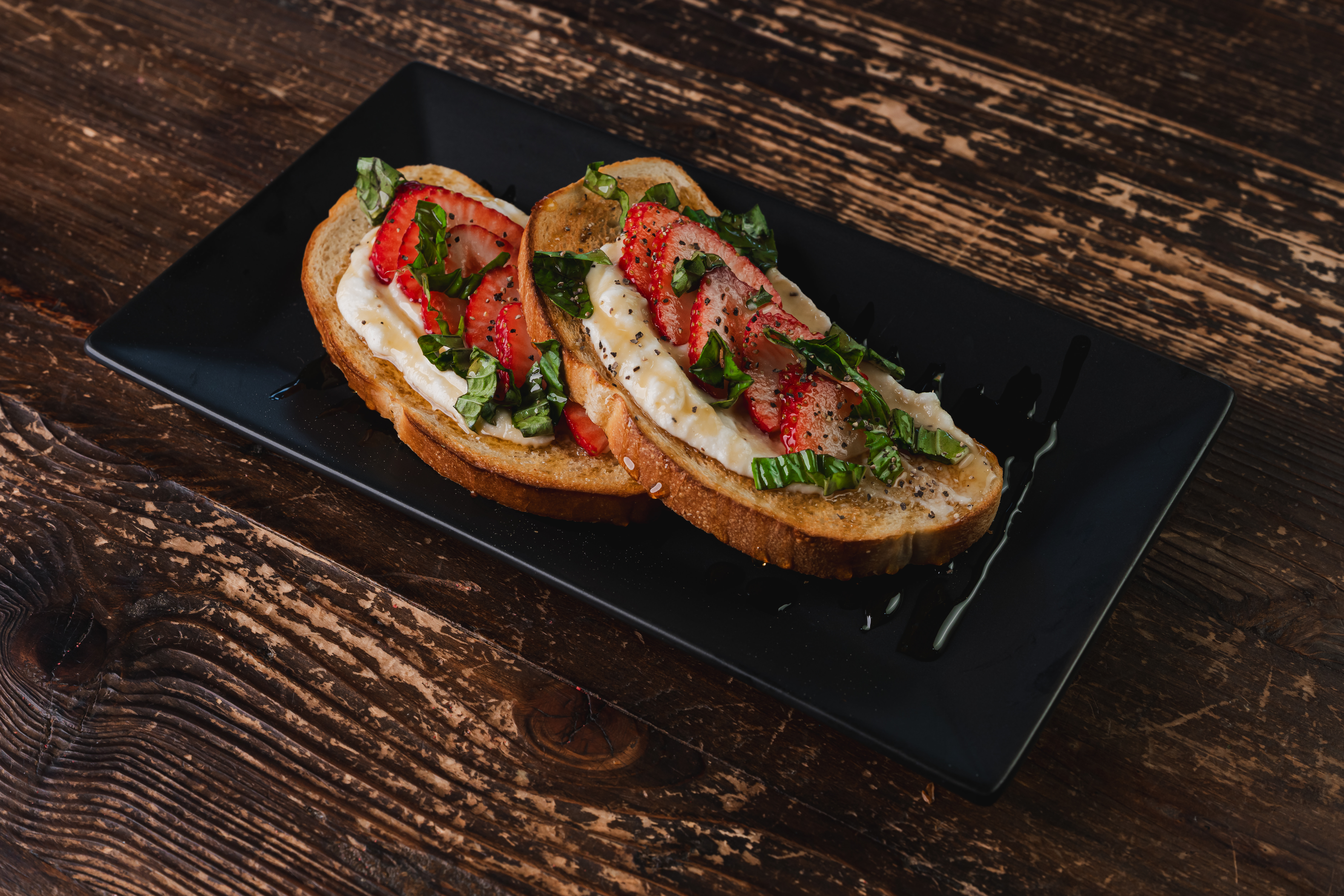 Strawberry Ricotta Toast